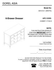 DOREL ASIA 0-65857-17154-9 Instrucciones De Montaje