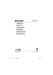 EINHELL 45.135.57 Manual De Instrucciones Original