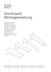 Dornbracht 13 801 730 Serie Instrucciones De Montaje