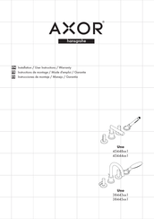 Hansgrohe AXOR Uno 45448001 Instrucciones De Montaje / Manejo / Garantía
