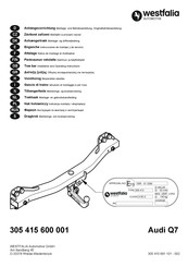 Westfalia 305 415 600 001 Instrucciones De Montaje Y De Servicio