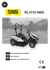 ROQUES LECOEUR RL1110 4WD Manual De Uso Y Mantenimiento