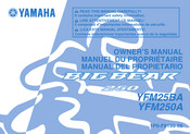 Yamaha BIG BEAR YFM250A 2010 Manual Del Propietário