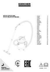 Kärcher NT 27/1 Adv Manual Del Usuario