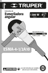 Truper ESMA-4-1/2A10 Instructivo