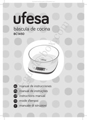 UFESA BC1450 Manual De Instrucciones