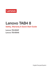 Lenovo TB-8504X Guia De Inicio Rapido