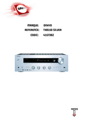 Onkyo TX-8150 Manual De Instrucciones