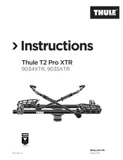 Thule T2 Pro XTR Instrucciones