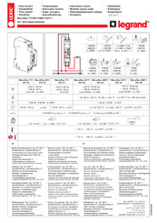 LEGRAND LEXIC MicroRex T11 Guía Rápida