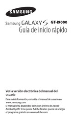 Samsung Galaxy S Guia De Inicio Rapido