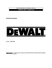 DeWalt DXGNI 2500 Manual De Instrucciones