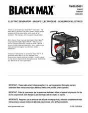 Powermate BLACKMAX PM0535001 Manual Del Usuario