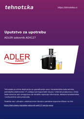 Adler europe AD 4127 Manual De Uso