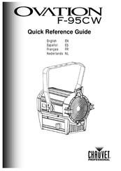 Chauvet Professional OVATION F-95CW Guía De Referencia Rápida