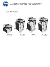 HP LASERJET ENTERPRISE COLOR MFP M775dn Guia Del Usuario