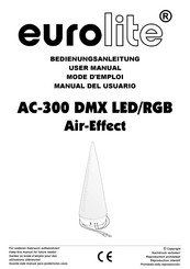 EuroLite AC-300 DMX Manual Del Usuario
