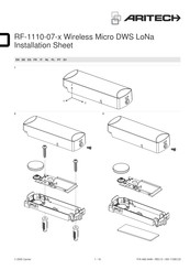 Aritech RF-1110-07-1 Hoja De Instalación