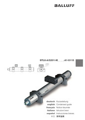 Balluff BTL6-A301-M A1-S115 Serie Instrucciones Breves