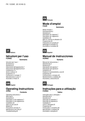 Hotpoint FK 1039E .20 X/HA S Manual De Instrucciones