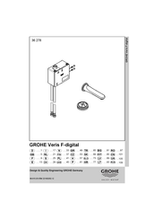 Grohe Veris F-digital 36 278 Manual Del Usuario