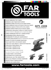 Far Tools MPS 200B Traduccion Del Manual De Instrucciones Originale