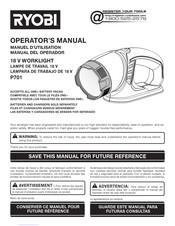 Ryobi P701 Manual Del Operador