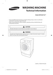 Samsung WF435A GJ Serie Información Técnica