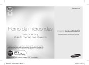 Samsung MC28H5135 Serie Instrucciones Y Guía De Cocción Para El Usuario