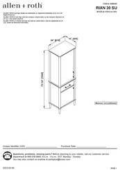 LF allen + roth RIAN SU-WW 5288438 Instrucciones De Montaje