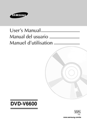 Samsung DVD-V6600 Manual Del Usuario