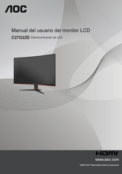 AOC C27G2ZE/BK Manual Del Usuario