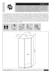 ML MEBLE KUBU 13 Instrucciones De Montaje