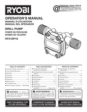 Ryobi RY31DP18 Manual Del Operador