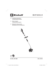 EINHELL 3411295 Manual De Instrucciones