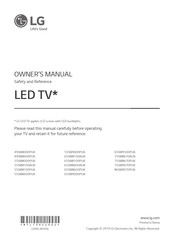 LG 65SM8100PUA Manual Del Propietário