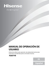 Hisense RQ697HB Manual De Operación