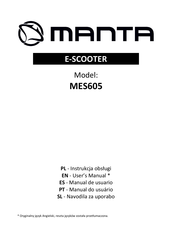 Manta MES605 Manual De Usuario