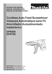 Makita DFR750 Manual De Instrucciones