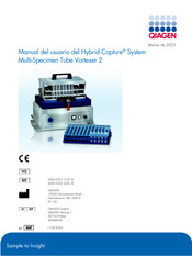 Qiagen Hybrid Capture Multi-Specimen Tube Vortexer 2 Manual Del Usuario
