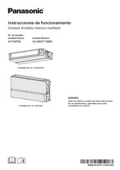 Panasonic CU-2WZ71YBE5 Instrucciones De Funcionamiento