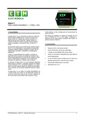 CTM Electronica RALU-7 Manual De Usuario