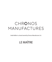 Chronos Manufactures AB-9210 Le Maitre Instrucciones De Uso