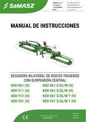 SaMASZ KDD 912 Manual De Instrucciones