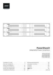 Bose PowerShareX PSX4804D Guia De Instalacion