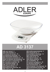 Adler europe AD 3137 Manual De Uso