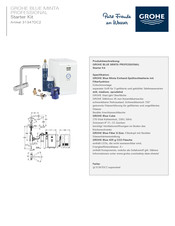 Grohe BLUE MINTA PROFESSIONAL 31347DC2 Manual Del Usuario