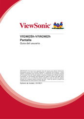 ViewSonic VA2462h Guia Del Usuario