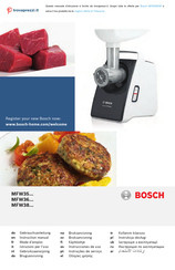 Bosch MFW3850B Instrucciones De Uso