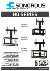 Sonorous HG 826 Instrucciones De Montaje